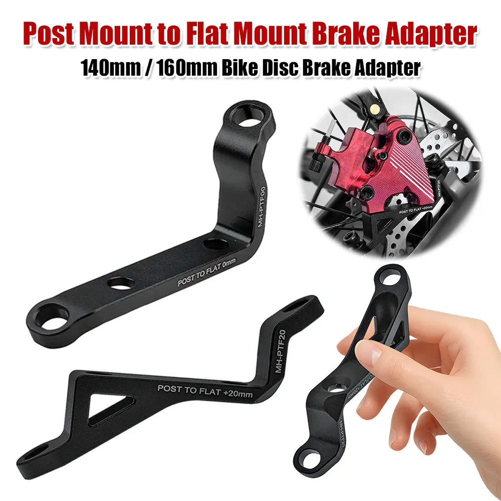 

Post Mount To Flat Mount Brake Adapter Bike Disc Brake Adapter 140mm / 160mm PM To FM Caliper Bicycle Rotor Adaptor