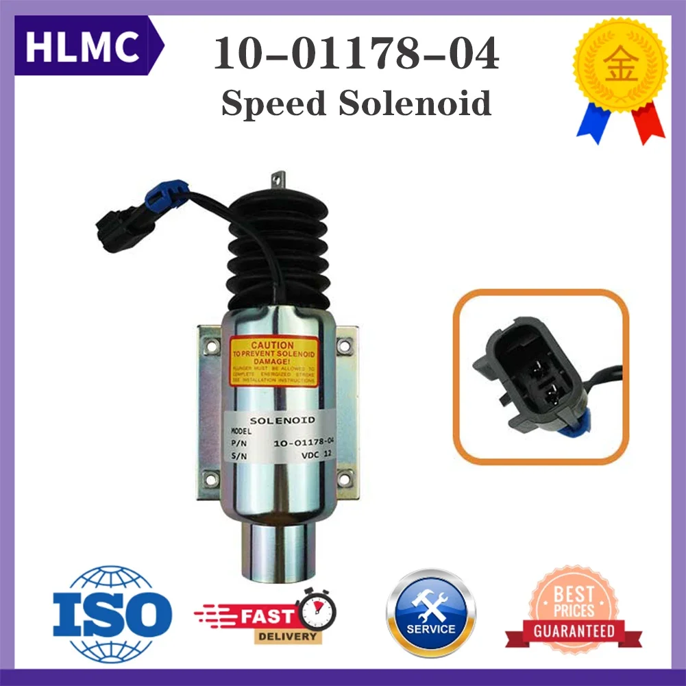 Speed Solenoid 10-01178-04 For Carrier Transicold Linear Speed Solenoid 12V Push Speed Control Solenoid