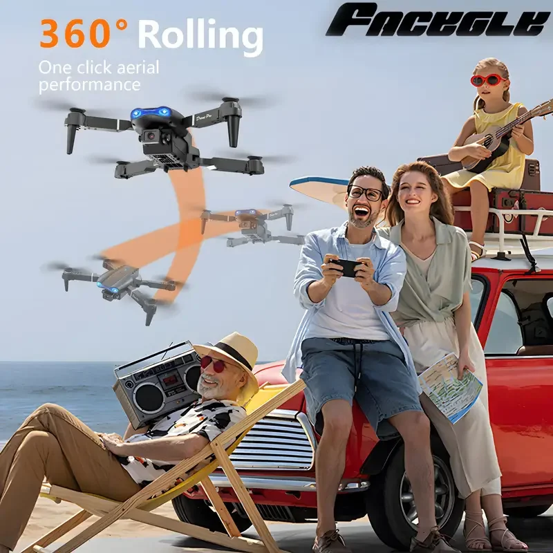 โดรนพับได้ E99 พร้อมกล้อง HD, WiFi FPV, ระบบรักษาระดับความสูง, ของเล่นบังคับวิทยุสำหรับผู้เริ่มต้น, ของขวัญปีใหม่และคริสต์มาสที่สมบูรณ์แบบ