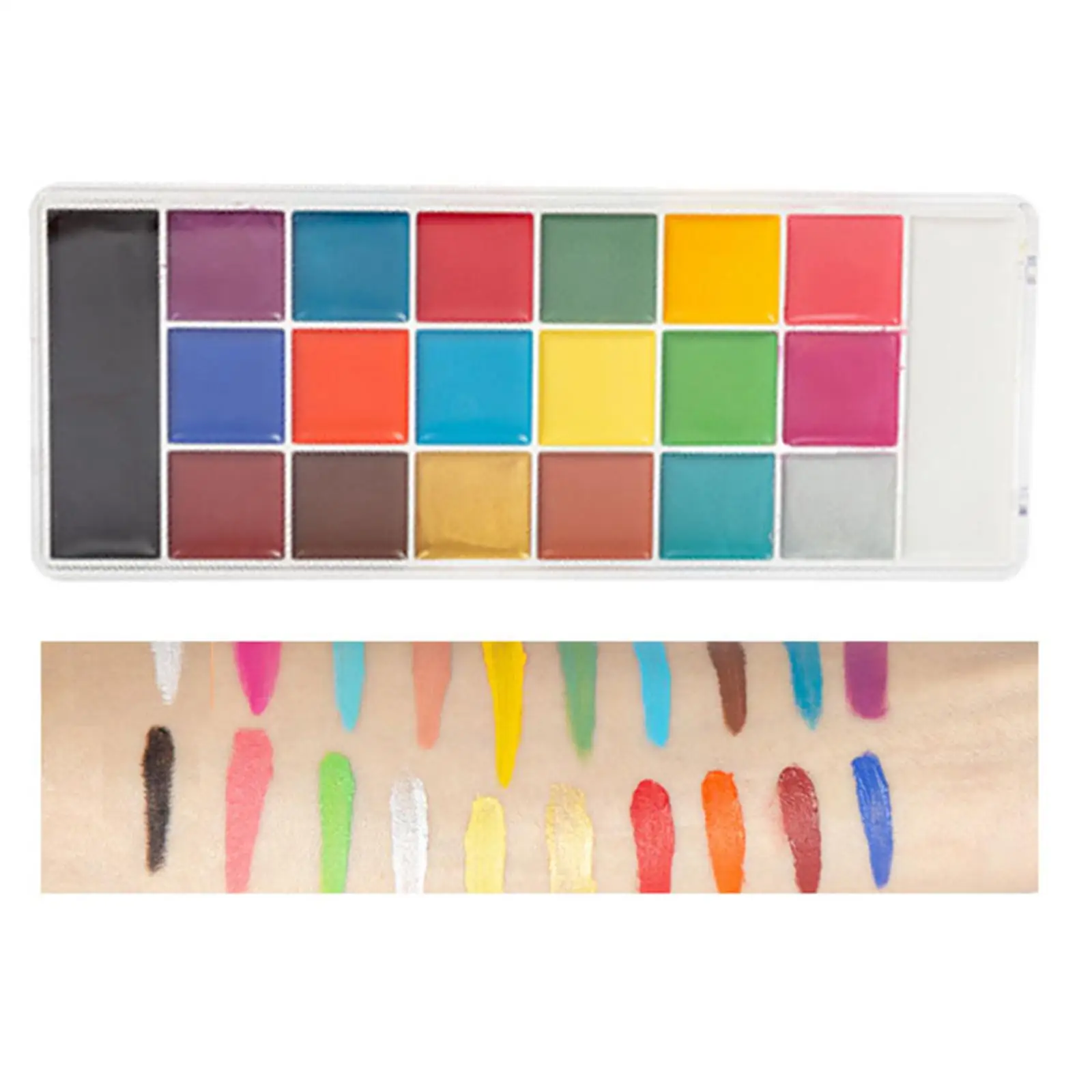 Face Body Paint Painting Palette for Halloween Fancy Dress Music Festival