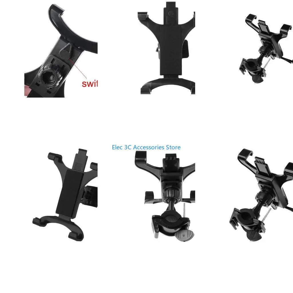Y51A Music Microphone Stand Holder Mount For 7 to 11inch Tablet Pad Tablet Desktet