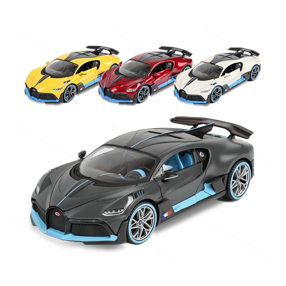 Maisto-coche deportivo Bugatti Divo 1:24, vehículo estático fundido a presión, modelo coleccionable, Juguetes