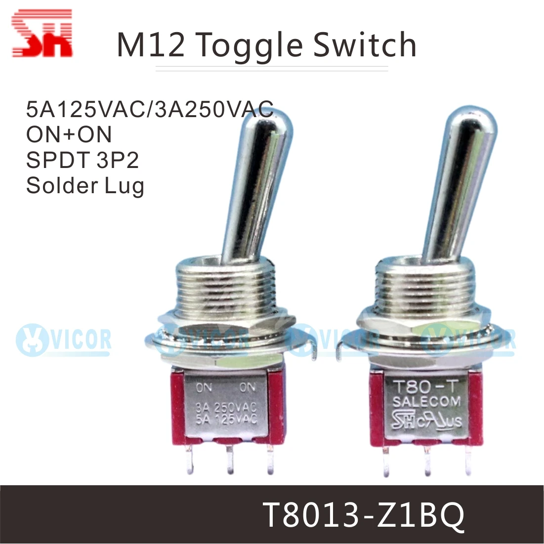 M12 Big head toggle switch 8011 T8012 T8013 T8014 T8012A-Z1BQ T8014A-Z1BQ T8013A-Z1BQ T8014B-Z1BQ  SH