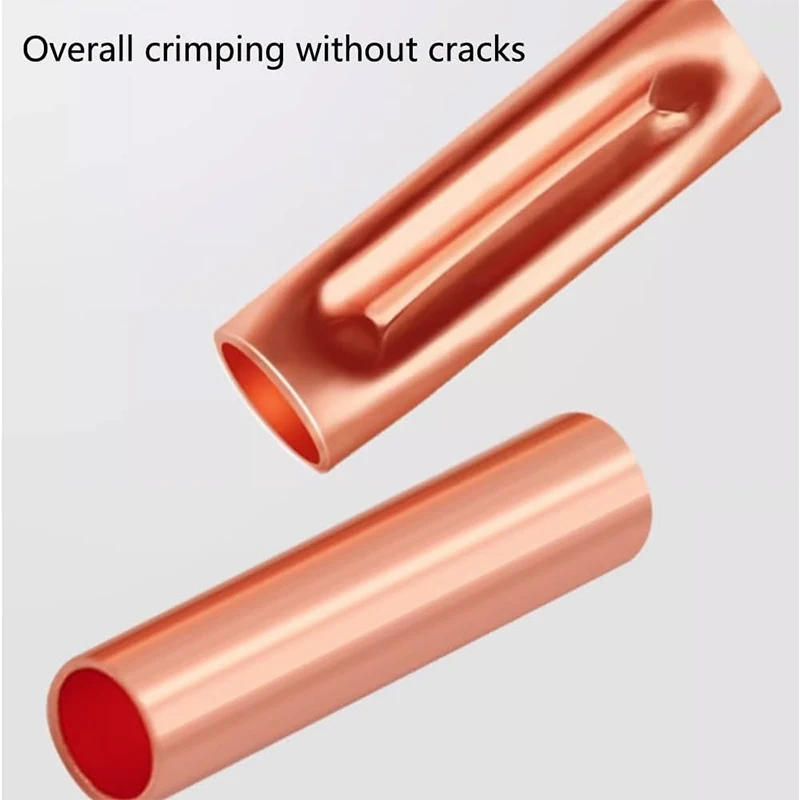 250pcs GT Copper Connecting Pipe Wire Joint Small Copper Tube Terminal Cable Lug Bootlace Ferrule Kit
