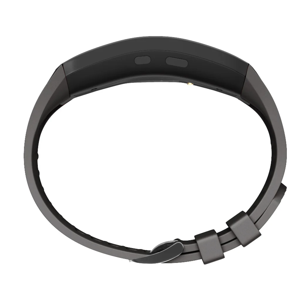

Silicone Watchband L Size Black Durable Flexible Ecofriendly For Sports Work Travel Unisex Smart Watch Replacement