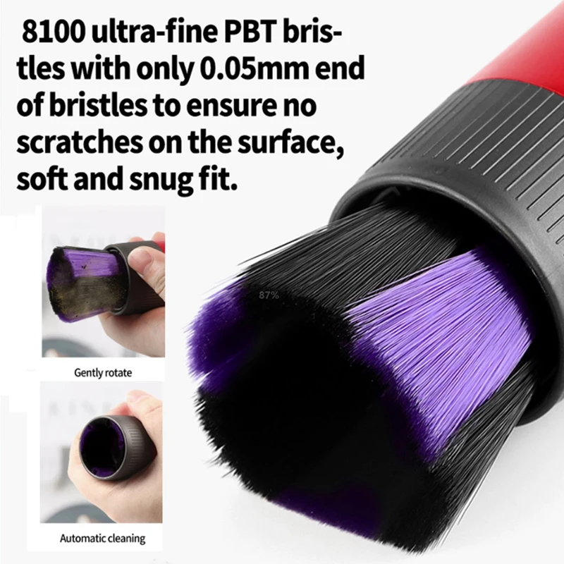 1 ชุดอุปกรณ์เสริมสําหรับ Dyson V8 FOCUS ที่นอนเครื่องดูดฝุ่นด้านหน้าด้านหลังกรอง Self-ทําความสะอาด Ultra-Soft Dusting แปรง