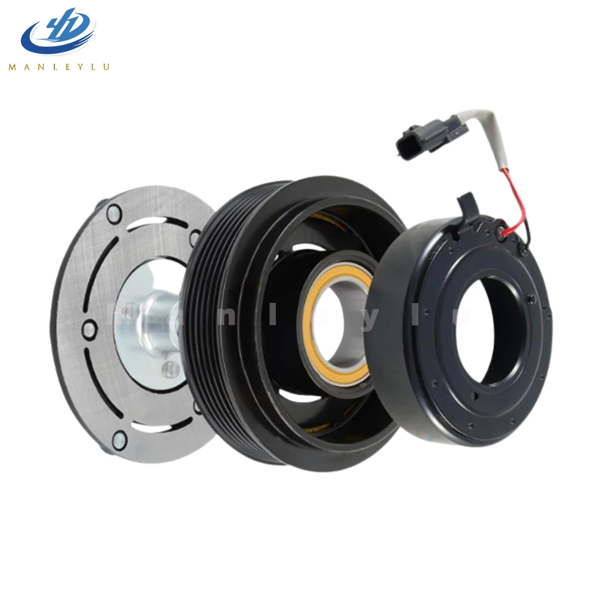 

AC A/C Compressor Clutch Pulley For Volvo S60 XC60 XC90 V70 S80 V90 V6 Mk1 2.0 D4 D4204T 31369136 36011277 31404446 31469968