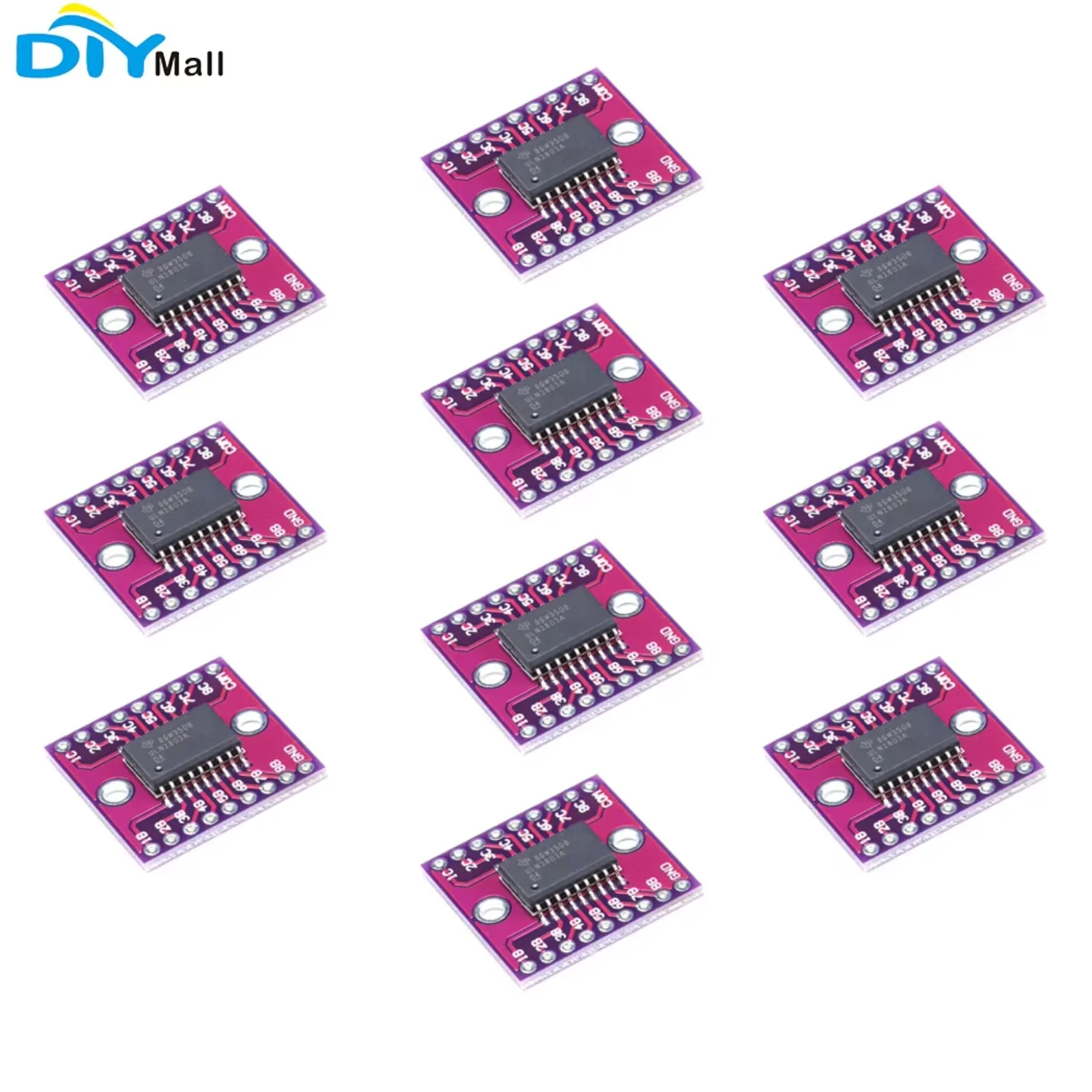 10pcs CJMCU-2803 ULN2803A Darlington Transistor Arrays Driver Module High Withstand Voltage and High Current
