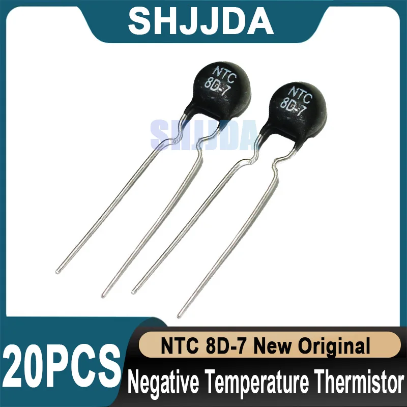 (20 pieces) NTC 1D-15 2.5D-11 2.5D-13 3D-7 3D-9 8D-7 10D-5 12D-7 12D-9 12D-11 33D-9 50D-9 Thermistor New Original