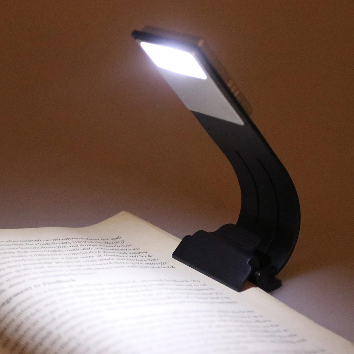

2 Pcs Folding Book Lamp USB Rechargeable Clip Light LED Reading for Eye Protection Personal Night