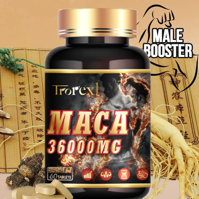 MACA ROOT HIGH STRENGTH EXTRACT CAPSULES 60 VEGAN