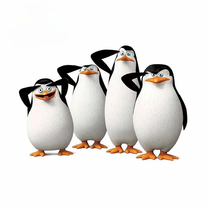 

Y384# Popular for Penguins Sticker on The Car Vinyl Decal Waterproof Decoration Car Stickers