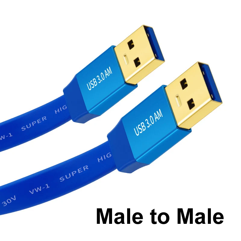 0.6M 1M 2MUSB 3.0 Extension Flat Data Cord Male Female Cable 5 Gbps for PC Smart TV Xbox One SSD printer USB HUB mouse hard driv view 2