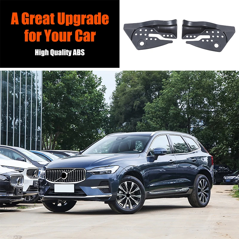 

For Volvo XC60 2018-2025 ABS Black Car Wipe Anti-Leaf Debris Blocking Wiper Drain Slot Modification Car Accessories