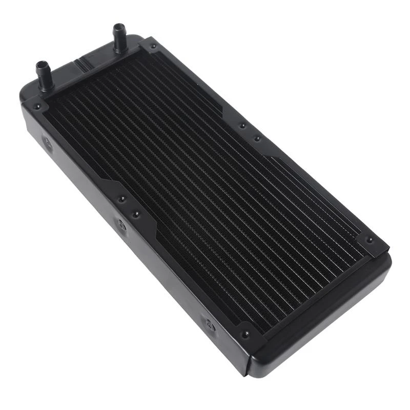 

18 Pipe Aluminum Heat Exchanger Radiator for PC CPU CO2 Water Cool System Computer G1/4" Aluminum Radiator with Tube