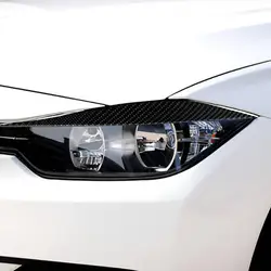 Headlight Eyelid Cover Auto Headlight Eyelid Eyebrows Sticker Decor Simple And Elegant Car Headlight Eyebrow Decoration Strip