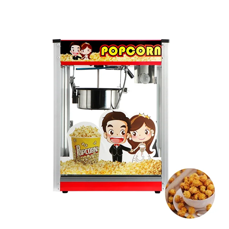 Industrial automatic snack making equipment Snack electromechanical stainless steel large commercial popcorn vending machine