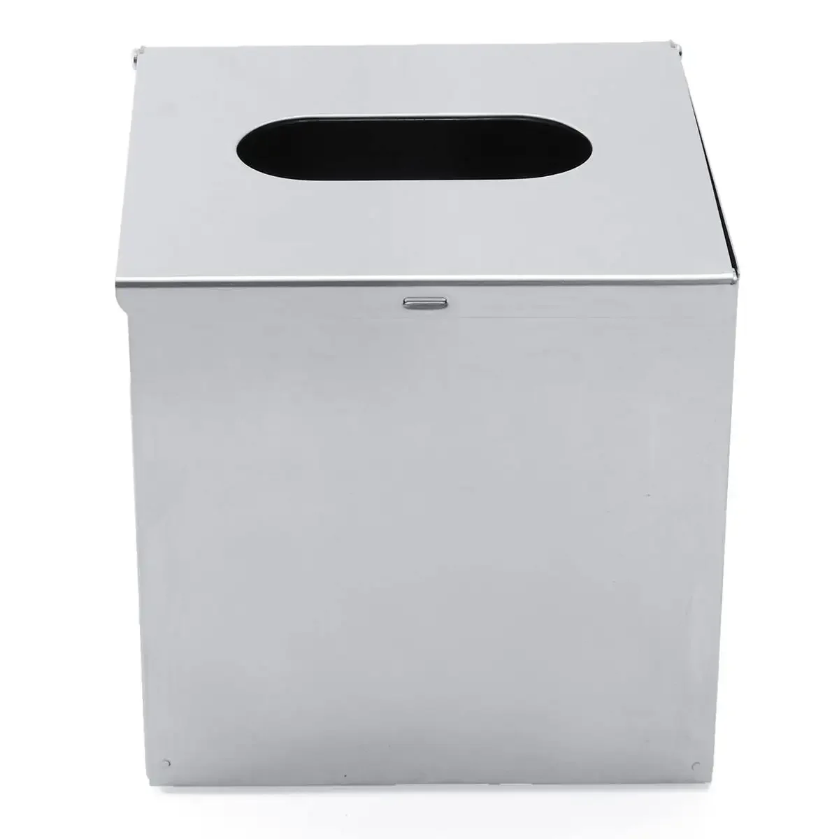 Paper holder elegant chrome car household cube square tissue box container stainless steel carton towel napkin holder