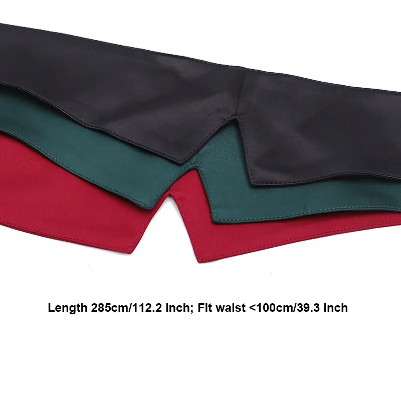 Fashion Wide Waist Belt for Women Dress Self Tied Wrap Around Bowknot Retro Obi Waist Belt Corset Cinch Belts Waistband