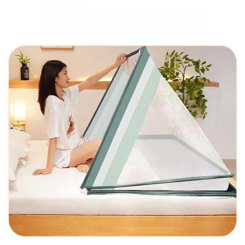 Family Bedroom Mosquito Net Full Cover Style No Installation Required Portable for Camping Outdoor Use Women's Model