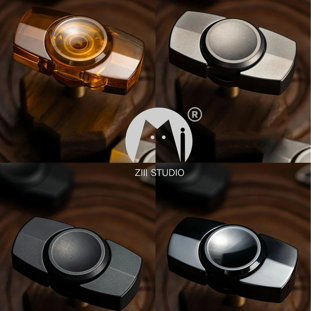 Ziii Studio Dawn T Fidget Spinner Giroscopio a due pale Giocattoli Fidget in metallo per adulti Antistress Novità Giocattolo Spinner originale