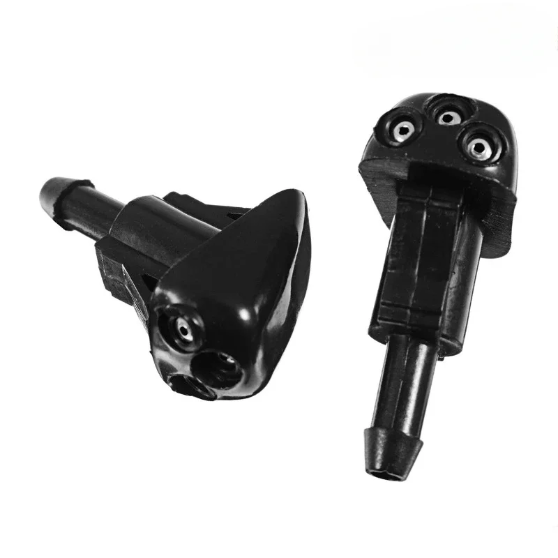 2pcs Car Universal Front Windshield Wiper Nozzle Jet Sprayer Kits Sprinkler Water Fan Spout Cover Washer Outlet Adjustment