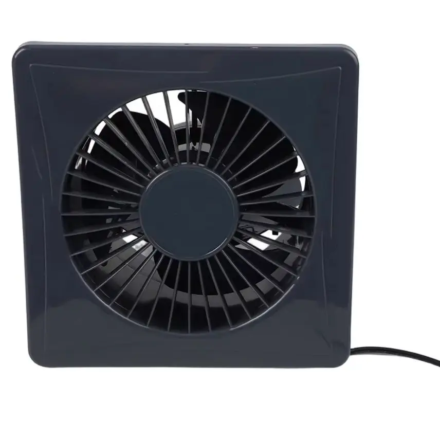 12V Solar Fan With Check Valve For Industrial Pet House Silent Ventilation Air Conditioner Split System