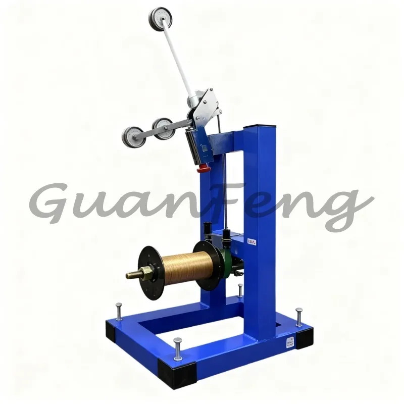 Rewinding Drum Reel Spool Pay‑off Rack, Cable Wire Feeding Spooling Machine for Extruder