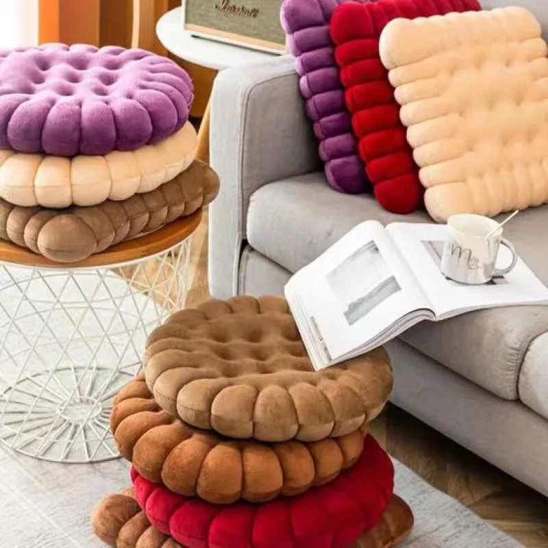 Thick Cookie Cushion Sofa Cushion Sitting on Office Chairs, Cushions, and Tatami Mats Tatami Mat, Home Dirt Resistant Mat