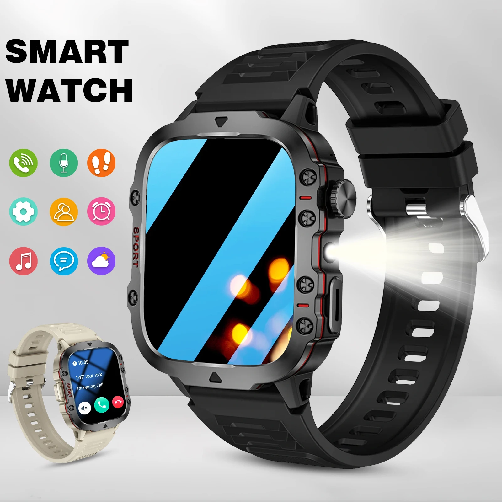 Smartwatch Men Flas… - image