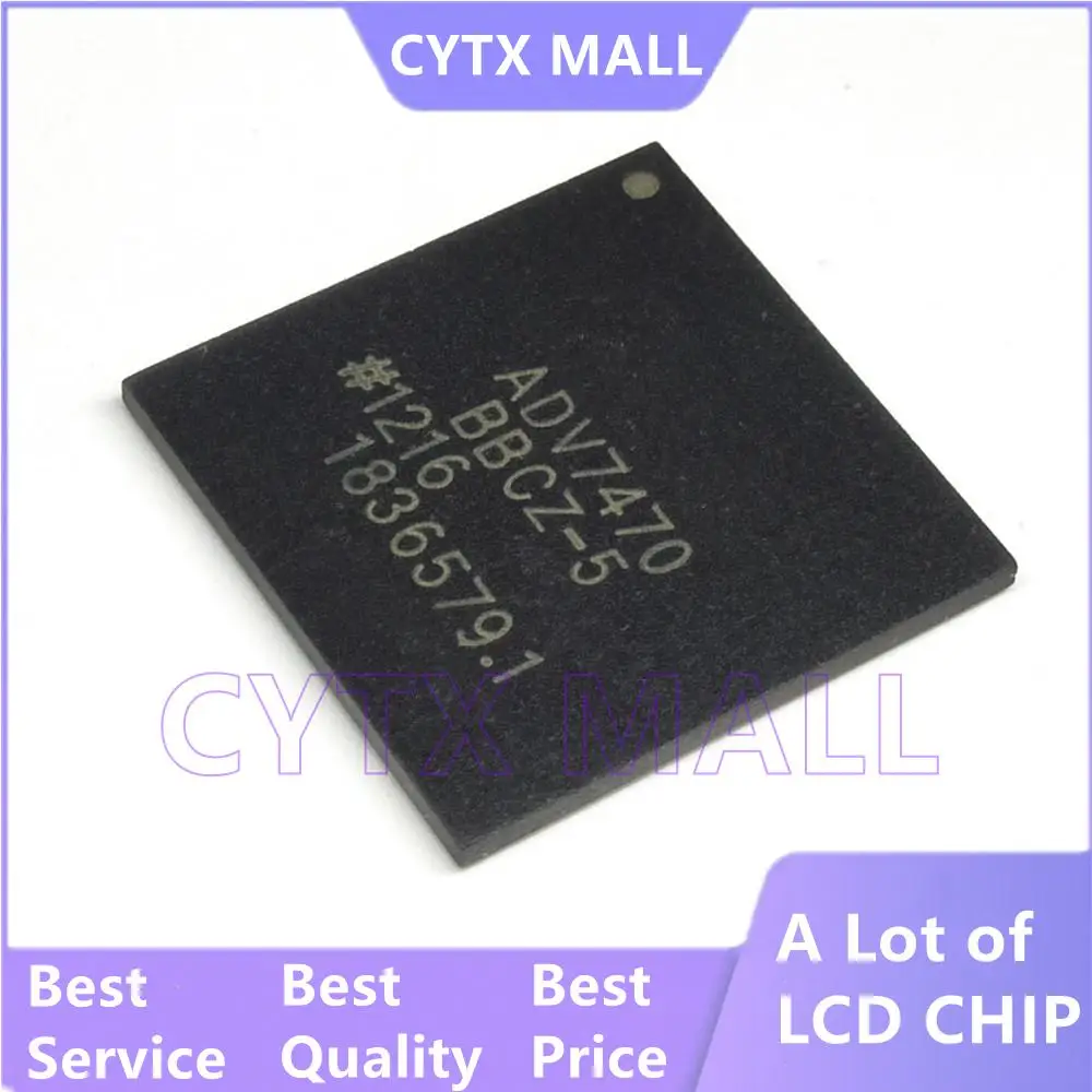 2PCS New Original  ADV7470BBCZ-5  ADV7604BBCZ-5P  7842KBCZ-5  7613WBBCZ-RL  7470BBCZ-5  BGA  Chipset 