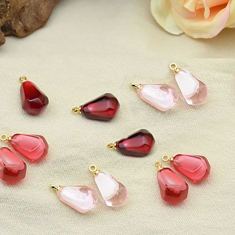 2PCS Grape 3D Fruit Charm Resin Ornaments Honey Peach Pomegranate Jewelry Making Ornaments Mini Cute Pendant Accessories DIY