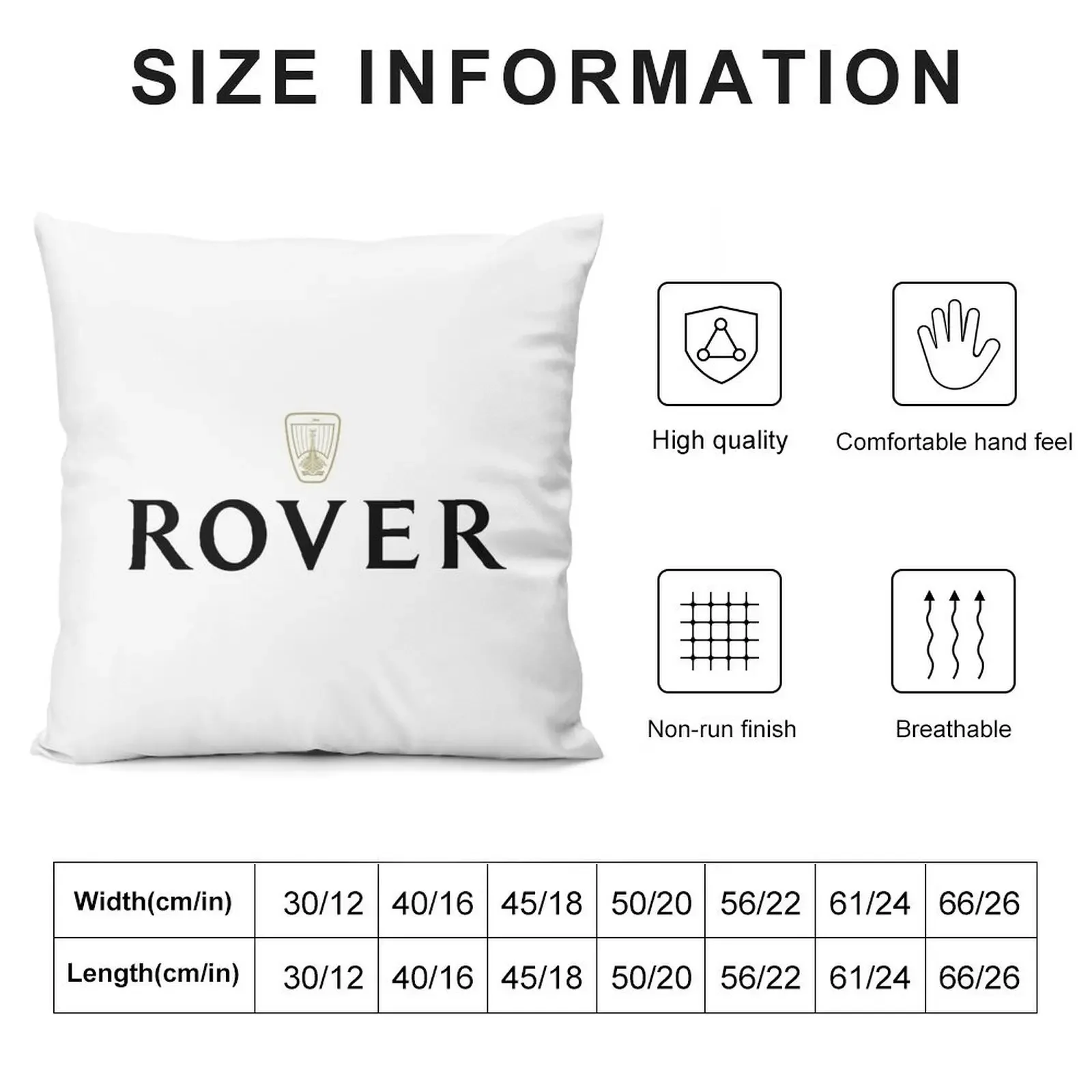 Rover - 1990s style Throw Pillow Luxury Sofa Cushions Sofa Pillow Cover pillow