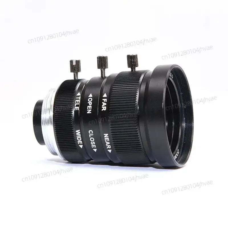 2025 NUEVO 5-12 mm 1/1.8 "F2.0 Lente manual de cámara industrial con zoom de baja distorsión y montura C