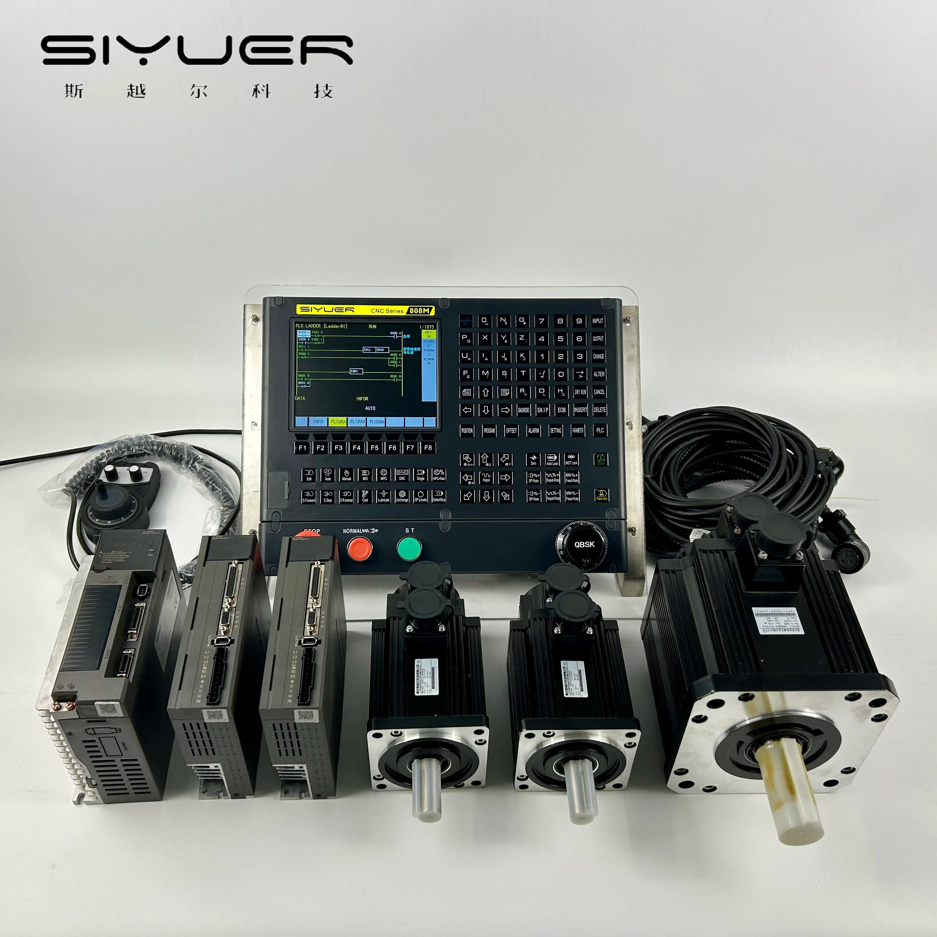 CNC Manufacturer -808M 3 Axis CNC Milling Controller Control Servo System With PLC Macro Retrofit Drilling VMC  Machine
