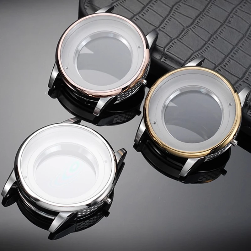 Stainless Steel Case For Tissot T086 Series Watch Case Sapphire Glass 2824 Movement Watch Case Compatible Movement Watch Shell