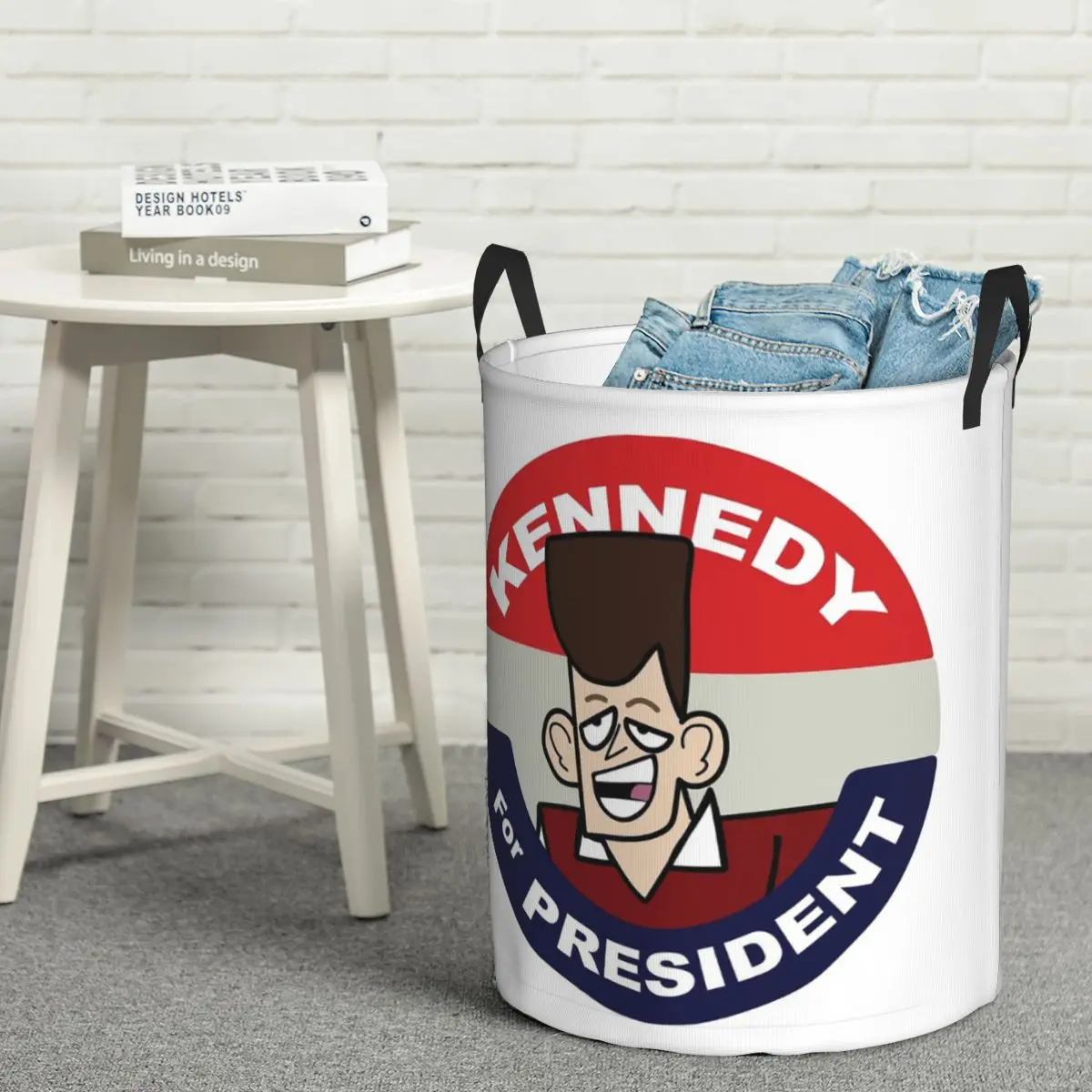 استنساخ عالية Jfk سلال الغسيل القابلة للطي الملابس القذرة اللعب أشتات سلة التخزين دلو كبير مقاوم للماء للأطفال المنزل