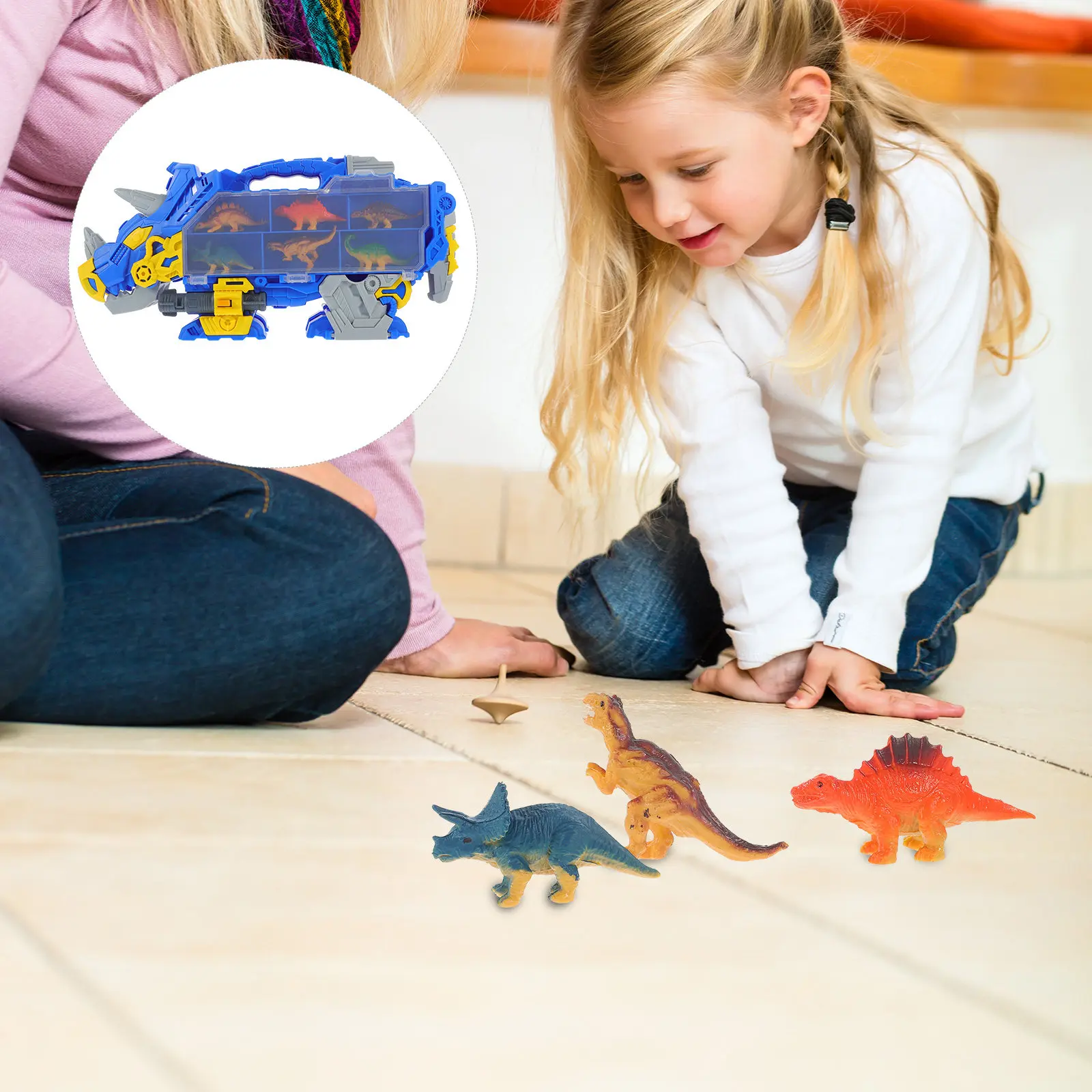 

1Set Battle Car Simulation Dinosaur Educational Gift Creative Novelty Boys Dinosaur Box for Toddlers Kids