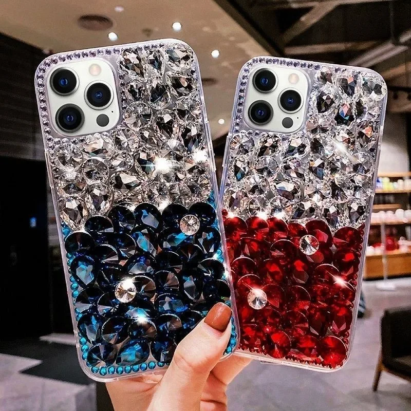 Luxury Gemstone Bling Rhinestone Diamond Phone Case For Samsung Galaxy A22 A32 5G A52 A71 A51 A72 A73 A53 A33 A74 A54 A34 Cover