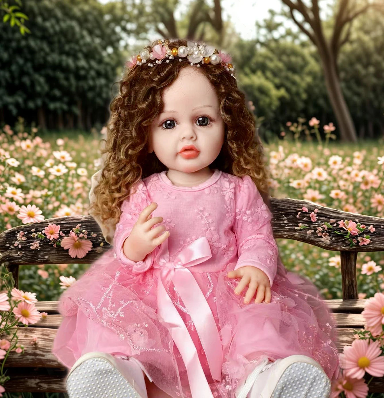 

Reborn Baby Dolls – 22 Inch Real Baby Dolls That Look Real, Full Body Vinyl Girl Doll in Outfit with Accessories, Gift for Girls Ages 3+, Pretend Play & Collectors