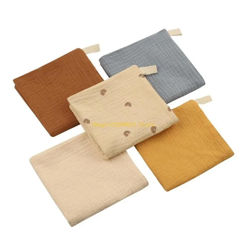 منشفة تغذية مريحة للأطفال الصغار، منشفة لعاب قطنية ناعمة، قماش تجشؤ للتغذية J0MF #5