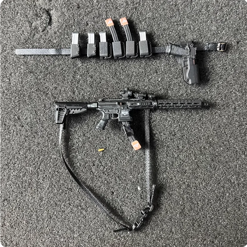 1/12 Scale Soldier Toy Mini Tactical MPX Gun Accessories Fit 6'' Action Figure Doll Body Model In Stock