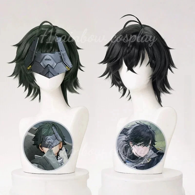 Arknights Endfield Endmin Male Cosplay Wig Game Hair Halloween Cosplay Wigs