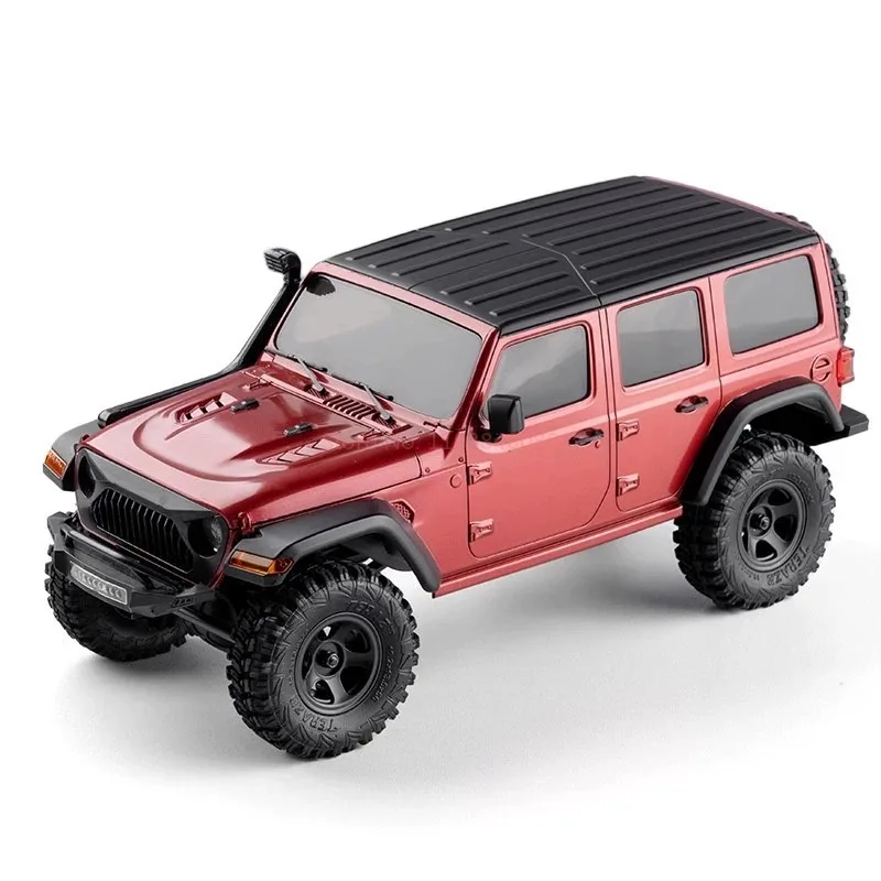 FMS1/18 THENDER STORM EAZYRC Wrangler zdalnie sterowanym pojazdem 4WD pojazd wspinaczkowy Off road Jeep pojazd symulacyjny zabawkowy model Gif