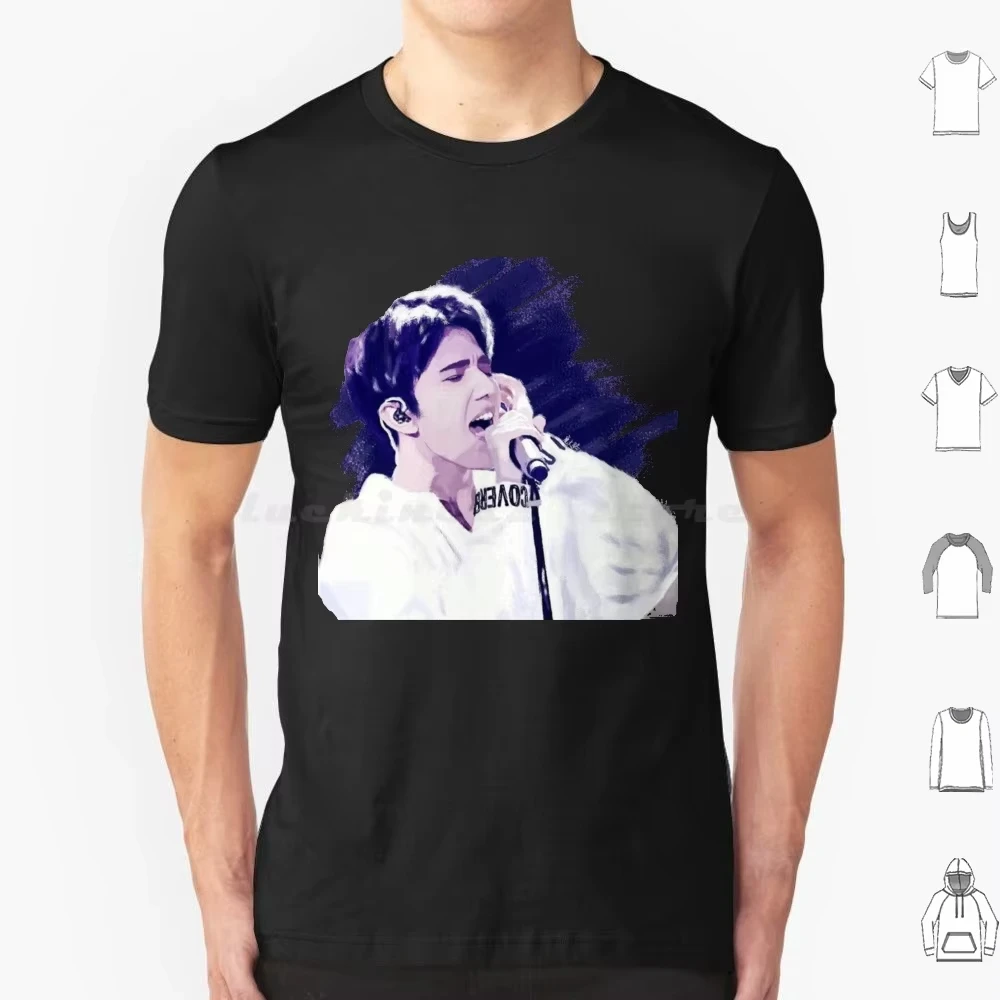 Dimash Kudaibergen Untitled Graphic Tee Unisex Oversized Transparent Pattern Short Sleeve Streetwear Tops