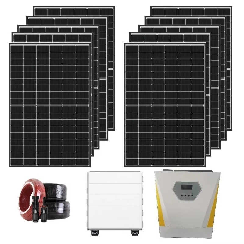 Hybrid Home Solar Energy System with 1KW 2KW 3KW 5KW 6KW 10KW Solar Battery & Panel Grid Solar Power System