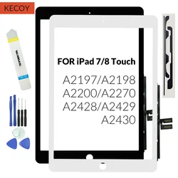 1pcs For Ipad 2019 2020 10.2 Touch Screen 7th 8th Generation A2197 A2198 A2200 A2270 A2429 Digitizer Screen Replacement+Glue
