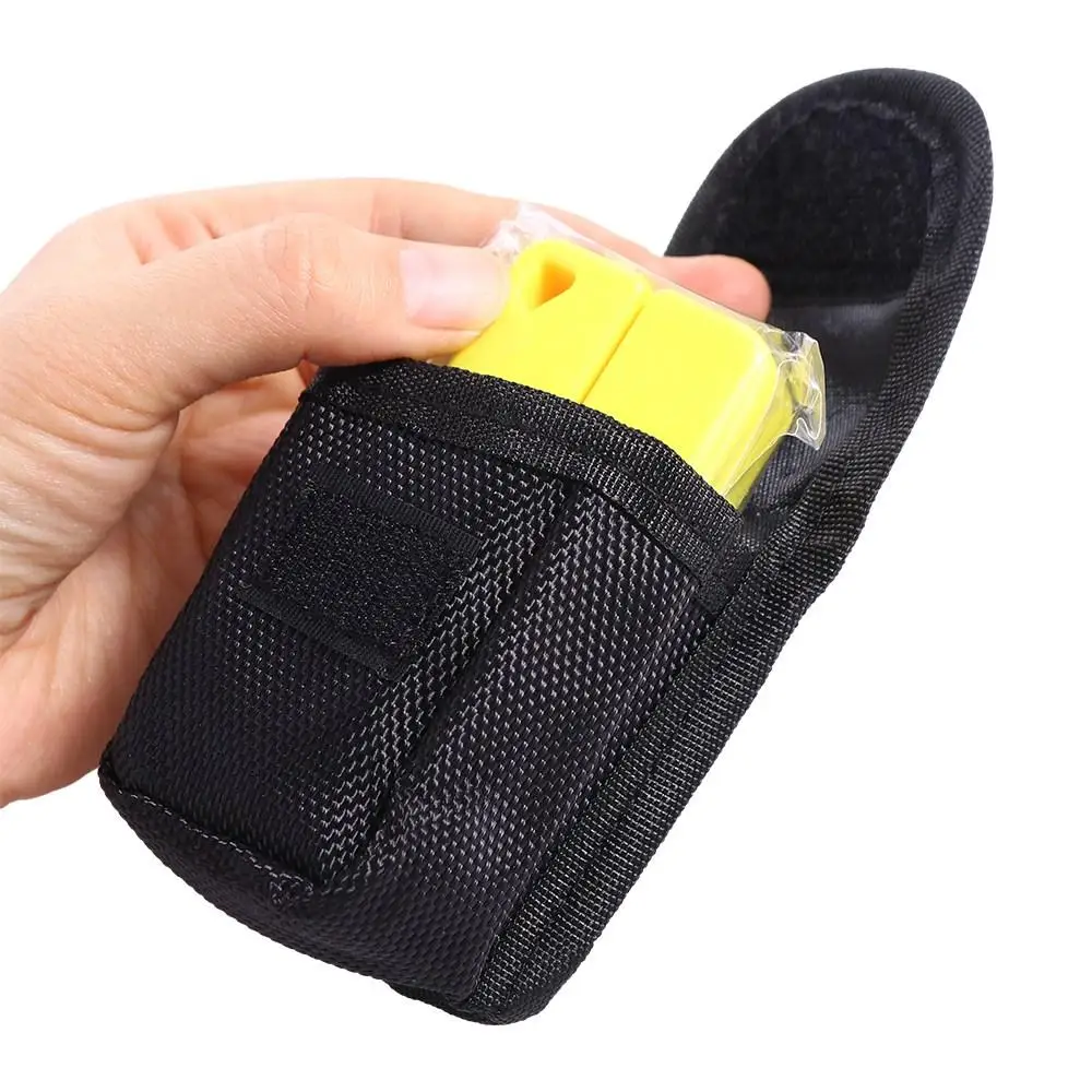 Coin Bag Oximeter Storage Bag Belt Bag Nylon Oximeter Protective Case Black Small Pulse Oximeter Carry Bag Men Women