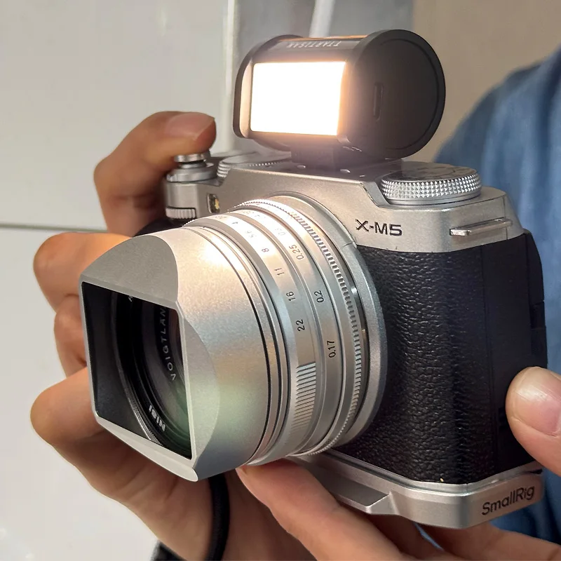 VOIGTLANDER 27mm F2 COLOR-SKOPAR 18mm F2.8用メタルスクエアレンズ