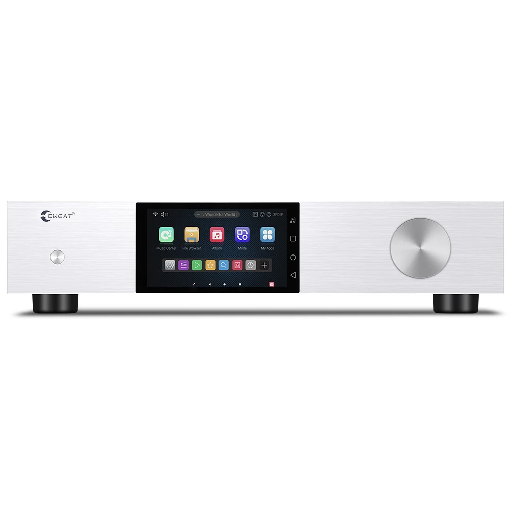EWEAT Çin Fabrikası DMP35 Akış Medya Kutusu Yüksek Kaliteli Kayıpsız Müzik Çalar Android 14 RK3568 CPU Alüminyum